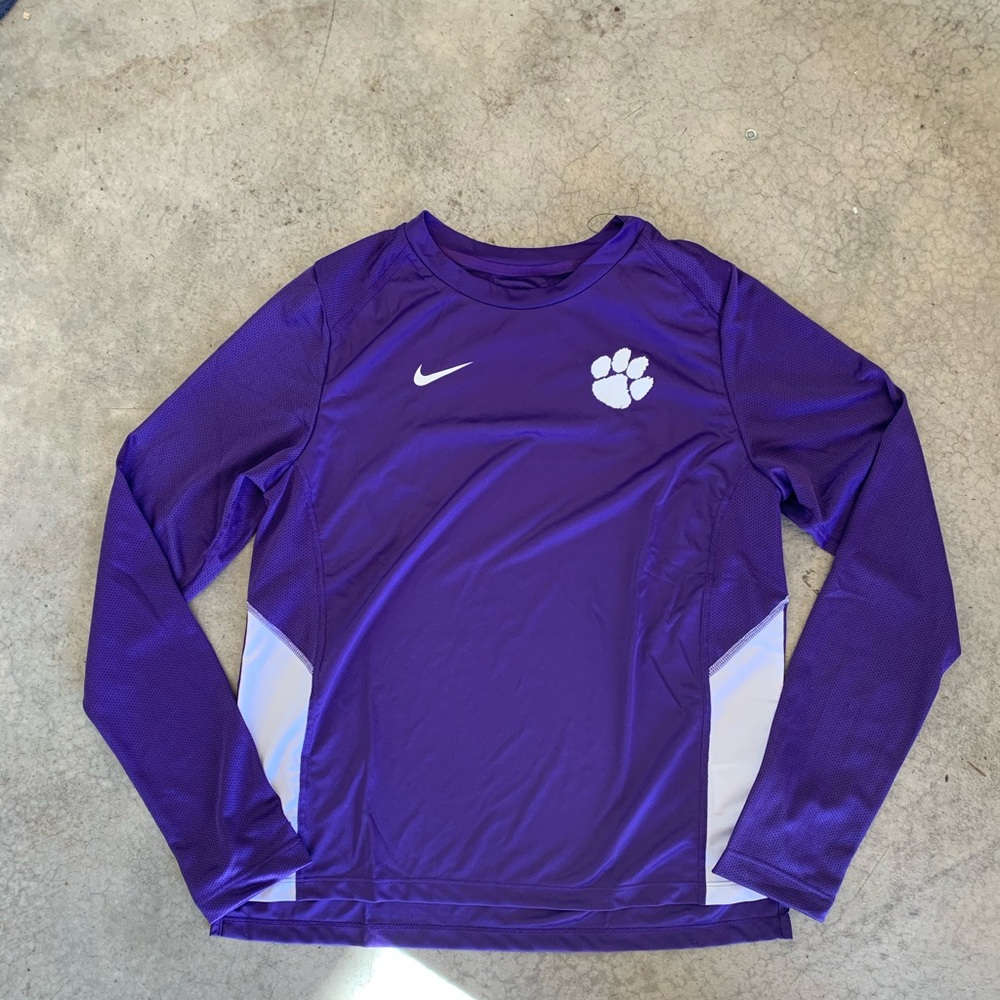 Nike Clemson Tigers Football LS Shirt Women's M